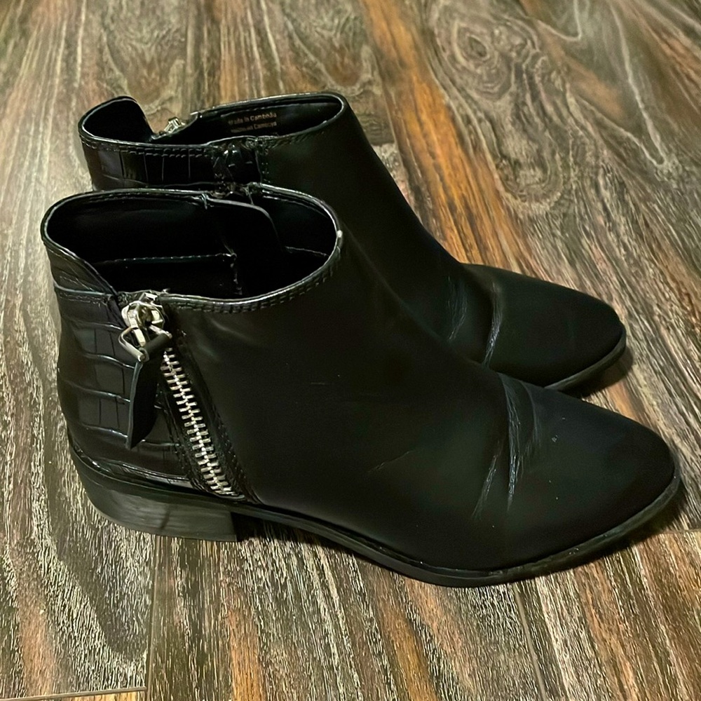 Aldo boots , wore only once , still got stickers on at the bottom